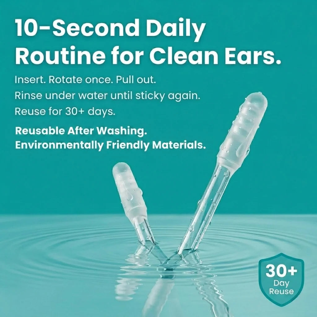 Rinse under water and reuse — 10-second routine